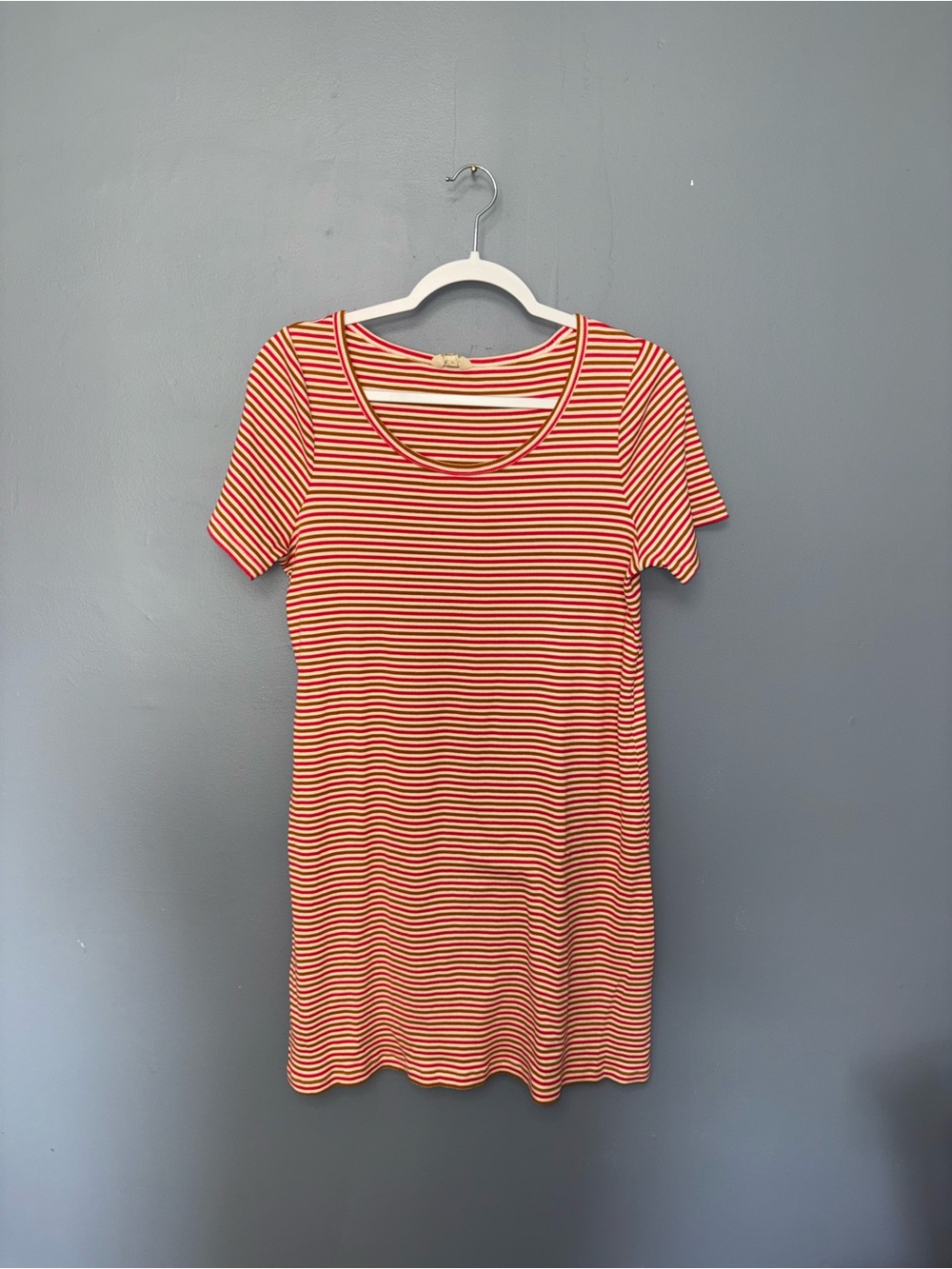 Madewell | Red Striped Dress | Size Medium